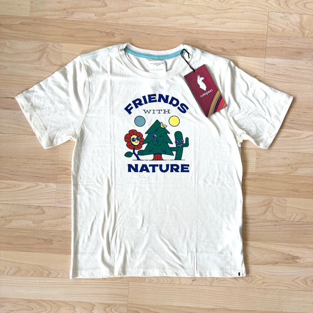BNWT Cotopaxi Friends With Natures kids' tshirt - Youth XL